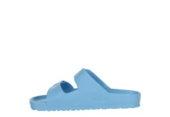 Birkenstock Mens Arizona Essentials Slide Sandal - Light Blue -Boot Shoes store US 01 502356 03
