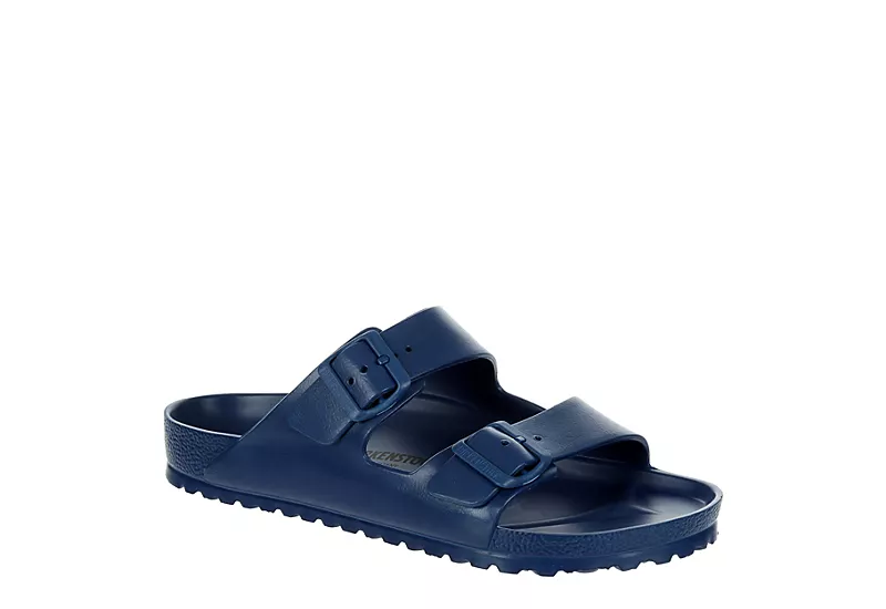 Birkenstock Mens Arizona Essentials Slide Sandal - Navy 1 Birkenstock Mens Arizona Essentials Slide Sandal - Navy