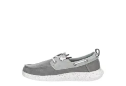 Reef Mens Swellsole Pier Boat Shoe - Grey -Boot Shoes store US 01 502369 03
