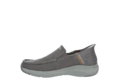 Skechers Mens Slip-ins Parson Slip On Sneaker - Grey -Boot Shoes store US 01 502403 03