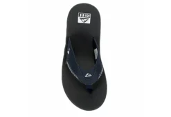 Reef Mens Fanning Flip Flop Sandal - Navy -Boot Shoes store US 01 502408 05