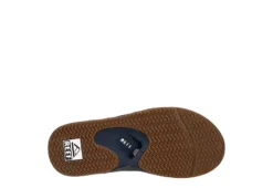 Reef Mens Fanning Flip Flop Sandal - Navy -Boot Shoes store US 01 502408 06