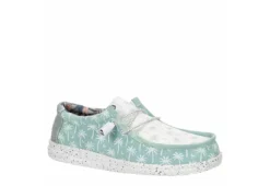 Heydude Mens Wally Slip On Sneaker - Light Blue