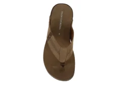 Franco Fortini Mens Newport Flip Flop Sandal - Tan 12 Franco Fortini Mens Newport Flip Flop Sandal - Tan -Boot Shoes store US 01 502429 05
