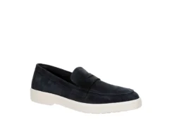 Franco Fortini Mens Cameron Slip On Penny Loafer Oxford - Navy