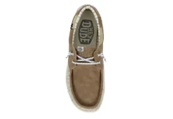 Heydude Mens Welsh Boat Shoe - Tan -Boot Shoes store US 01 502440 05
