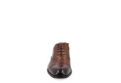 Vance Co Mens Bradley Cap Toe Oxford - Tan -Boot Shoes store US 01 502472 02