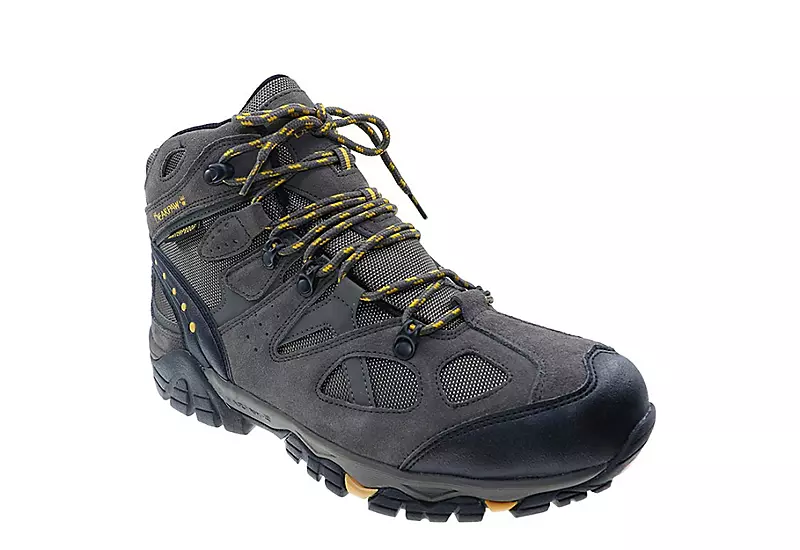 Bearpaw Mens Brock Waterproof Mid Hiking Boot - Taupe 1 Bearpaw Mens Brock Waterproof Mid Hiking Boot - Taupe