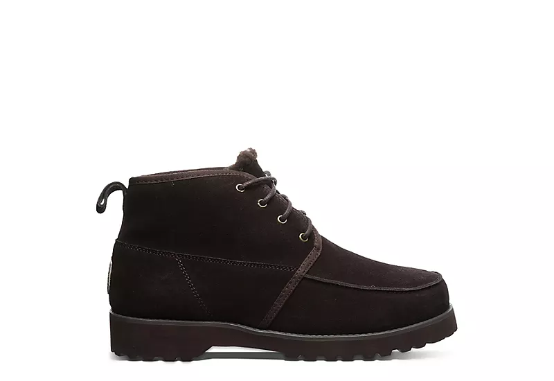 Bearpaw Mens Kyle Lace-up Boot - Chocolate 2 Bearpaw Mens Kyle Lace-up Boot - Chocolate - Image 2