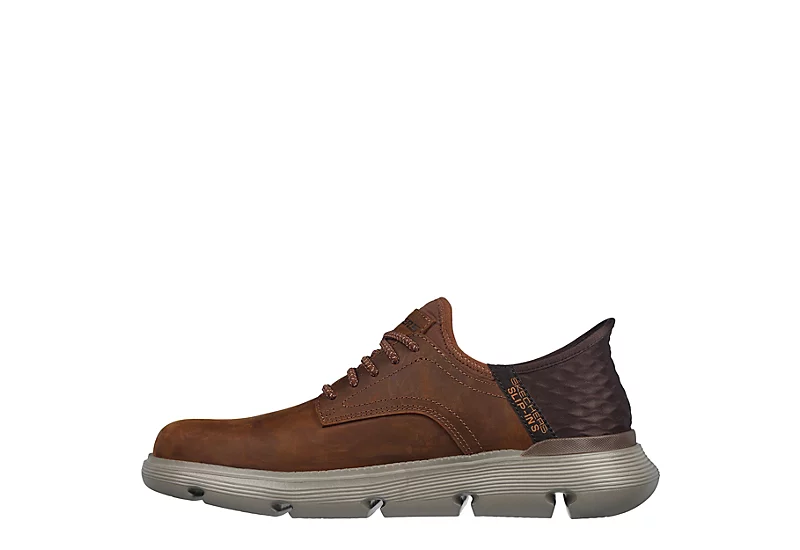Skechers Mens Slip-ins Garza Sneaker - Brown 3 Skechers Mens Slip-ins Garza Sneaker - Brown - Image 3