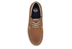 Dockers Mens Beacon Boat Shoes - Dark Tan -Boot Shoes store US 01 502541 04
