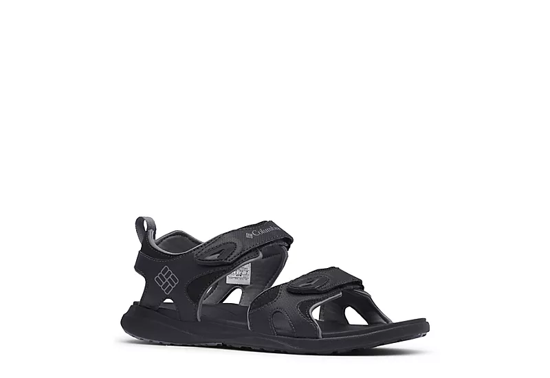 Columbia Mens Ankle Strap Outdoor Sandal - Black 1 Columbia Mens Ankle Strap Outdoor Sandal - Black