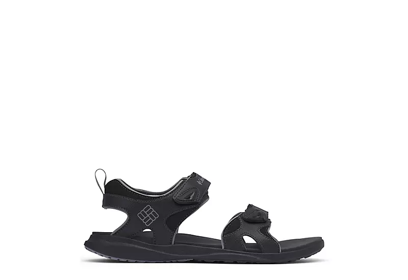 Columbia Mens Ankle Strap Outdoor Sandal - Black 2 Columbia Mens Ankle Strap Outdoor Sandal - Black - Image 2