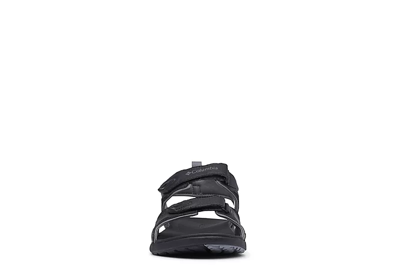 Columbia Mens Ankle Strap Outdoor Sandal - Black 3 Columbia Mens Ankle Strap Outdoor Sandal - Black - Image 3