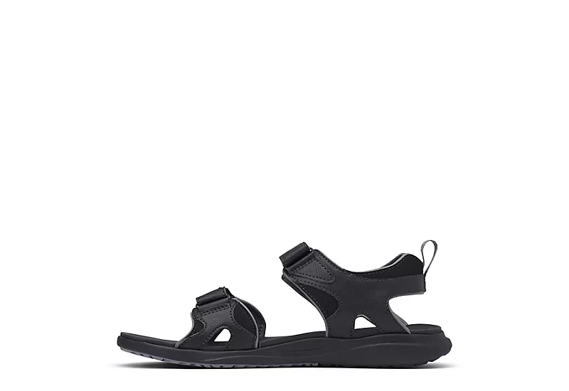 Columbia Mens Ankle Strap Outdoor Sandal - Black 4 Columbia Mens Ankle Strap Outdoor Sandal - Black - Image 4