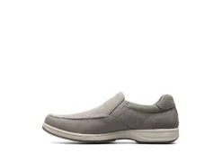 Florsheim Mens Lakeside Canvas Moc Toe Slip On Oxford - Grey -Boot Shoes store US 01 502785 03
