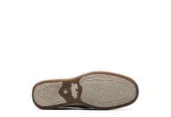 Florsheim Mens Lakeside Canvas Moc Toe Slip On Oxford - Sand -Boot Shoes store US 01 502786 06