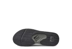 Reef Mens Fanning Flip Flop Sandal - Grey -Boot Shoes store US 01 502817 03