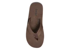 Reef Mens Draftsmen Flip Flop Sandal - Chocolate -Boot Shoes store US 01 502839 02