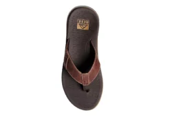 Reef Mens Santa Ana Flip Flop Sandal - Brown -Boot Shoes store US 01 502848 02
