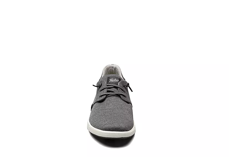 Florsheim Mens Crossover Canvas Plain Toe Slip On Sneaker - Black 3 Florsheim Mens Crossover Canvas Plain Toe Slip On Sneaker - Black - Image 3