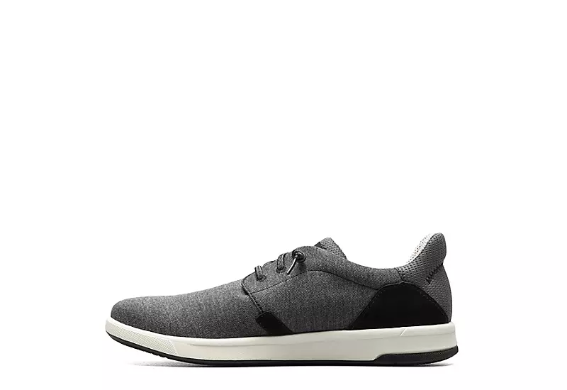 Florsheim Mens Crossover Canvas Plain Toe Slip On Sneaker - Black 4 Florsheim Mens Crossover Canvas Plain Toe Slip On Sneaker - Black - Image 4