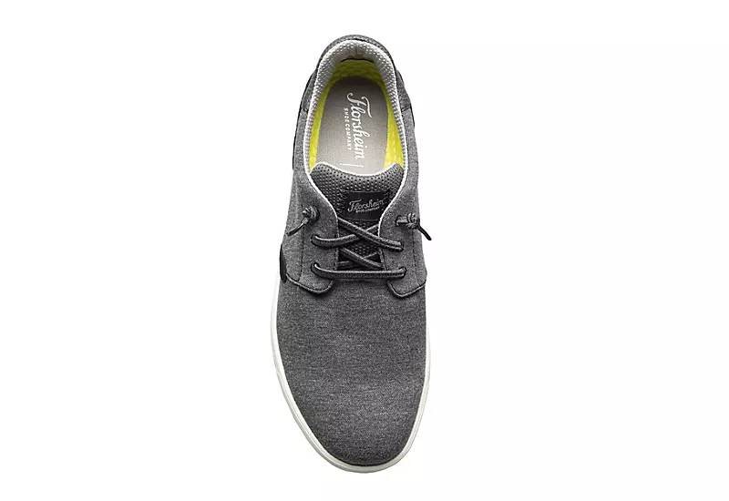 Florsheim Mens Crossover Canvas Plain Toe Slip On Sneaker - Black 6 Florsheim Mens Crossover Canvas Plain Toe Slip On Sneaker - Black - Image 6
