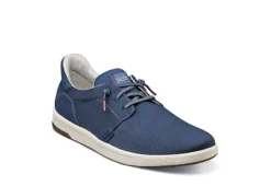 Florsheim Mens Crossover Canvas Plain Toe Slip On Sneaker - Navy
