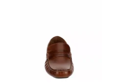 Franco Fortini Mens Daven Penny Loafer Oxford - Cognac -Boot Shoes store US 01 524048 02