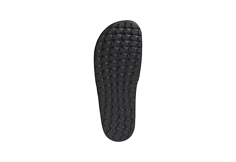Adidas Mens Adilette Boost Slide Sandal - Black 5 Adidas Mens Adilette Boost Slide Sandal - Black - Image 5