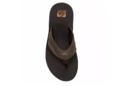 Reef Mens Fanning Flip Flop Sandal - Brown -Boot Shoes store US 01 544010 05