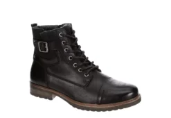 Restoration Mens Jump Lace-up Boot - Black