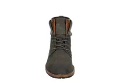 Restoration Mens Crush Lace-up Boot - Grey 9 Restoration Mens Crush Lace-up Boot - Grey -Boot Shoes store US 01 561117 02