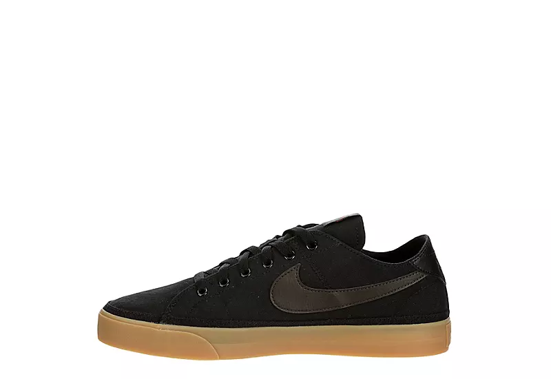 Nike Mens Court Legacy Low Sneaker - Black 4 Nike Mens Court Legacy Low Sneaker - Black - Image 4