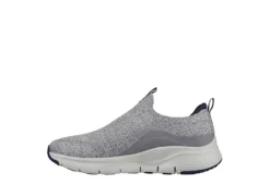 Skechers Mens Arch Fit Slip On - Grey 9 Skechers Mens Arch Fit Slip On - Grey -Boot Shoes store US 01 600472 02