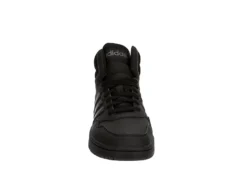 Adidas Mens Hoops 3.0 Mid Sneaker - Black -Boot Shoes store US 01 600493 02