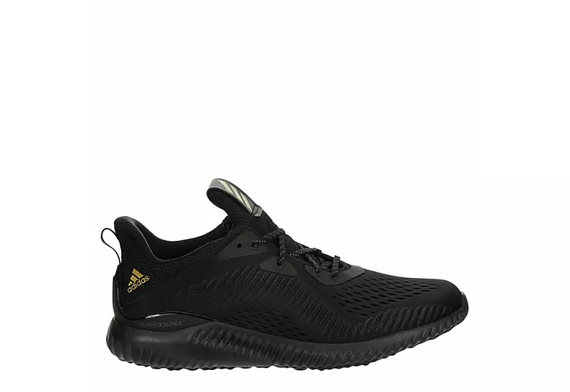 Adidas Mens Alphabounce Running Shoe - Black 2 Adidas Mens Alphabounce Running Shoe - Black - Image 2