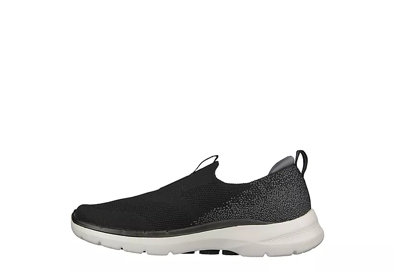 Skechers Mens Go Walk 6 - Black 3 Skechers Mens Go Walk 6 - Black - Image 3