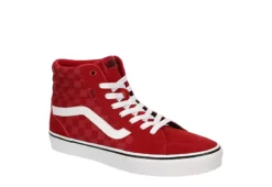 Vans Mens Filmore High Top Sneaker - Red