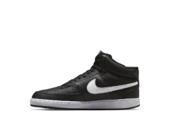 Nike Mens Court Vision Mid Sneaker - Black -Boot Shoes store US 01 600796 02