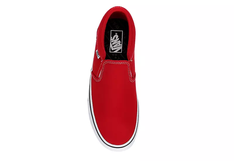 Vans Mens Asher Sneaker - Red 6 Vans Mens Asher Sneaker - Red - Image 6