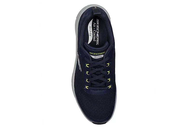 Skechers Mens Arch Fit Dlux Sumner - Navy 4 Skechers Mens Arch Fit Dlux Sumner - Navy - Image 4