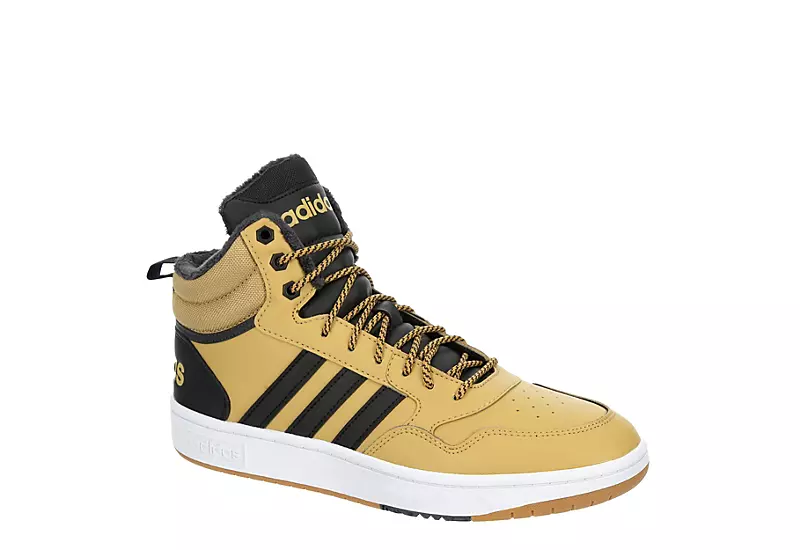 Adidas Mens Hoops 3.0 Mid Winter Sneaker - Beige 1 Adidas Mens Hoops 3.0 Mid Winter Sneaker - Beige