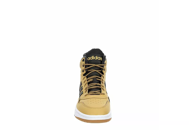 Adidas Mens Hoops 3.0 Mid Winter Sneaker - Beige 3 Adidas Mens Hoops 3.0 Mid Winter Sneaker - Beige - Image 3