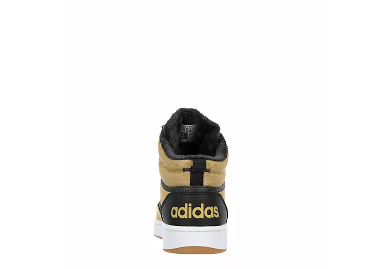 Adidas Mens Hoops 3.0 Mid Winter Sneaker - Beige 5 Adidas Mens Hoops 3.0 Mid Winter Sneaker - Beige - Image 5