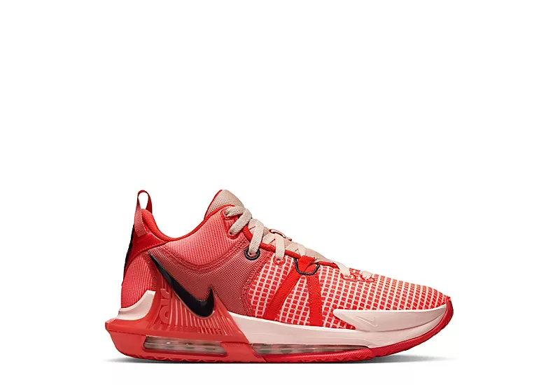 Nike Mens Lebron Witness 7 Basketball Shoe - Red 2 Nike Mens Lebron Witness 7 Basketball Shoe - Red - Image 2