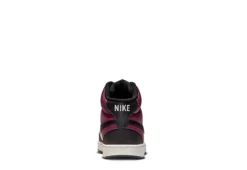 Nike Mens Court Vision Mid Sneaker - Dark Red -Boot Shoes store US 01 601109 03