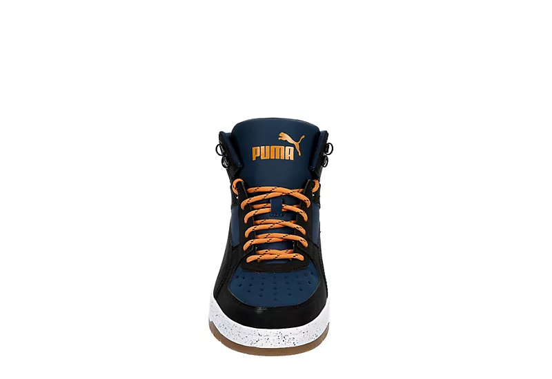 Puma Mens Rebound Rugged Sneaker Boot - Black 3 Puma Mens Rebound Rugged Sneaker Boot - Black - Image 3