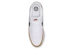 Nike Mens Court Legacy Low Sneaker - White -Boot Shoes store US 01 601132 04