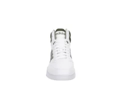 Adidas Mens Hoops 3.0 Mid Sneaker - White 9 Adidas Mens Hoops 3.0 Mid Sneaker - White -Boot Shoes store US 01 601152 02